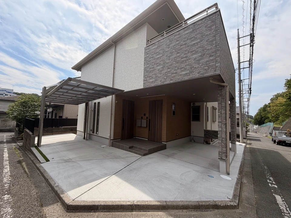 東京都八王子市 新築外構工事の施工写真