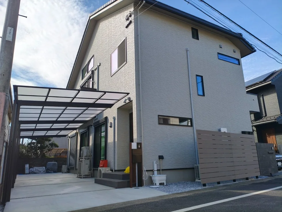 東京都立川市の新築外構 施工写真1